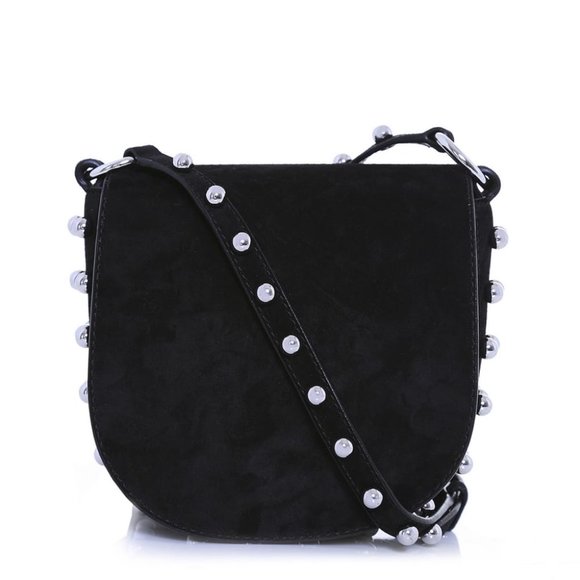 ALEXANDER WANG Mini Lia Suede Saddle Bag - Picture 10 of 10